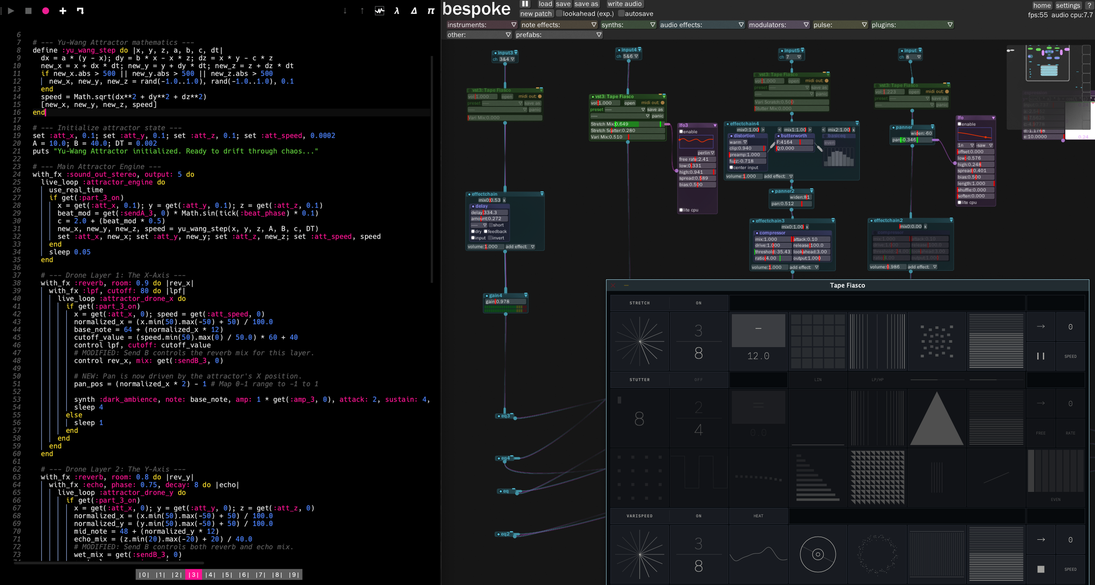 a free and fresh plugin that combines distinct realtime time-based and granular effects.
